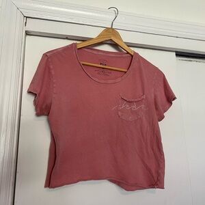 Billabong Women's Rose Short Sleeve Crop Top Tee